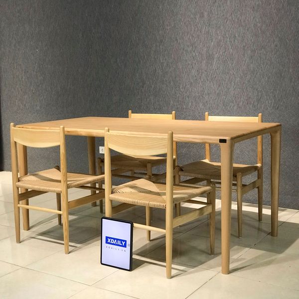 Bàn ăn gỗ tự nhiên Neva dining table