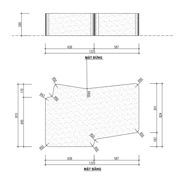 Bàn trà LOU | Bàn sofa XDAILY.