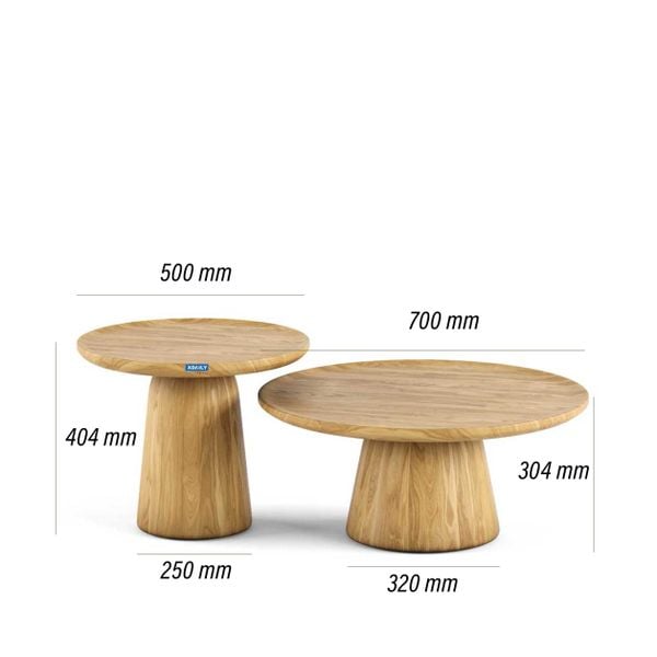 Bàn trà XDAILY - MAYKA coffe table | Bàn trà gỗ cao cấp.