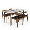 Bộ bàn ghế ăn 4 chỗ XDAILY - Elbow & Luna D
