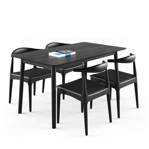 Bộ bàn ghế ăn 4 chỗ XDAILY - Elbow & Luna G