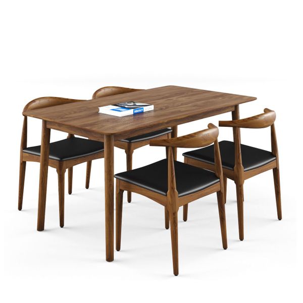 Bộ bàn ghế ăn 4 chỗ XDAILY - Elbow & Luna G