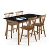Bộ bàn ghế ăn 4 chỗ XDAILY - Pinstol - Luna D