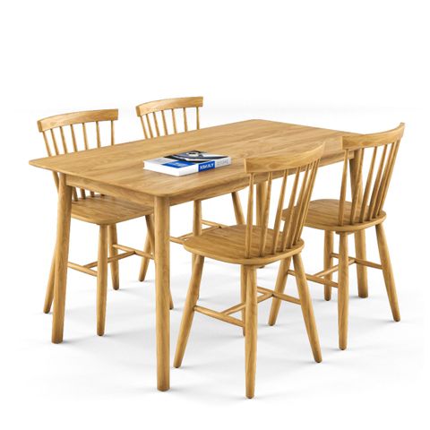 Bộ bàn ghế ăn 4 chỗ XDAILY - Pinstol - Luna G