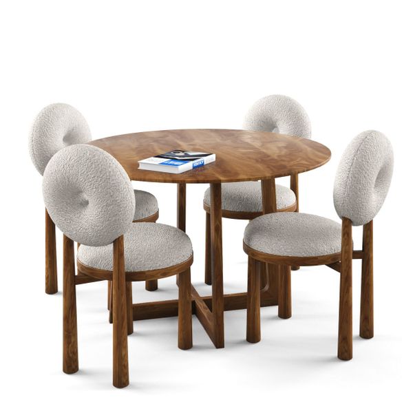 Bộ bàn ghế ăn 4 chỗ XDAILY - Simon - Concord - N