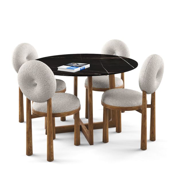 Bộ bàn ghế ăn 4 chỗ XDAILY - Simon - Concord - N