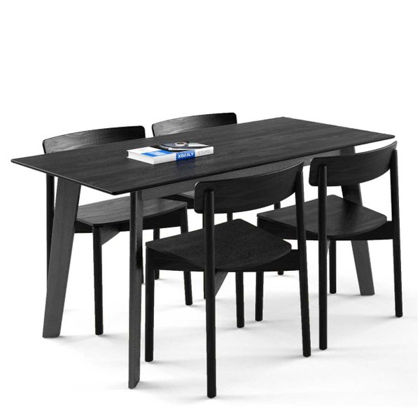 Bộ bàn ghế ăn 4 chỗ - Cross - Howard - D