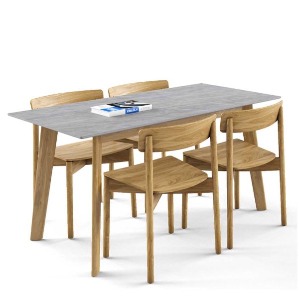 Bộ bàn ghế ăn 4 chỗ - Cross - Howard - TN