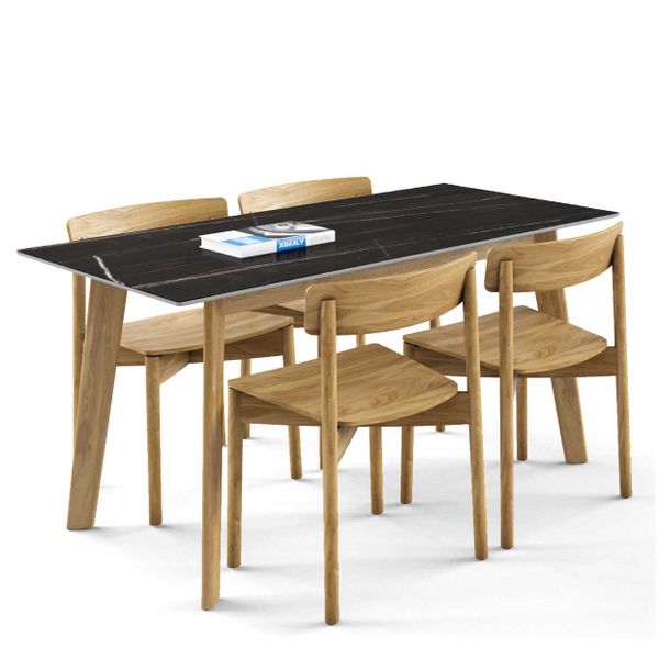 Bộ bàn ghế ăn 4 chỗ - Cross - Howard - TN