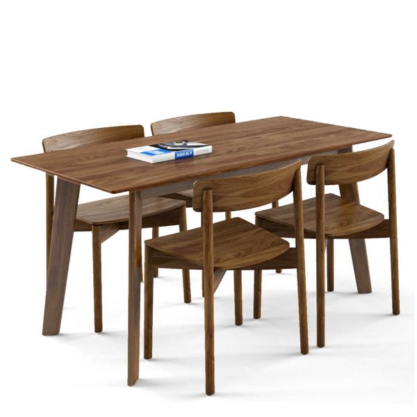 Bộ bàn ghế ăn 4 chỗ - Cross - Howard - N