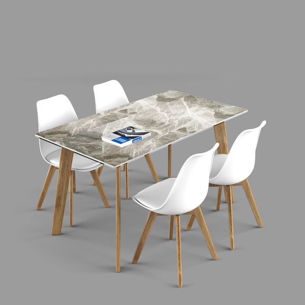 Bộ bàn ghế ăn XDAILY - Eames - Howard