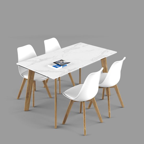 Bộ bàn ghế ăn XDAILY - Eames - Howard