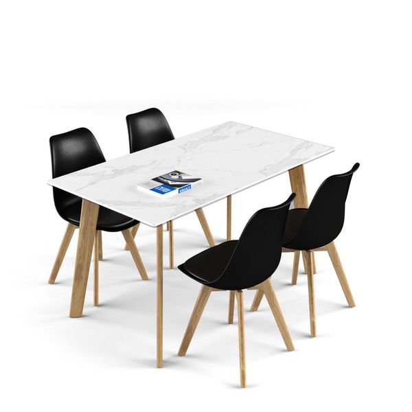 Bộ bàn ghế ăn XDAILY - Eames - Howard