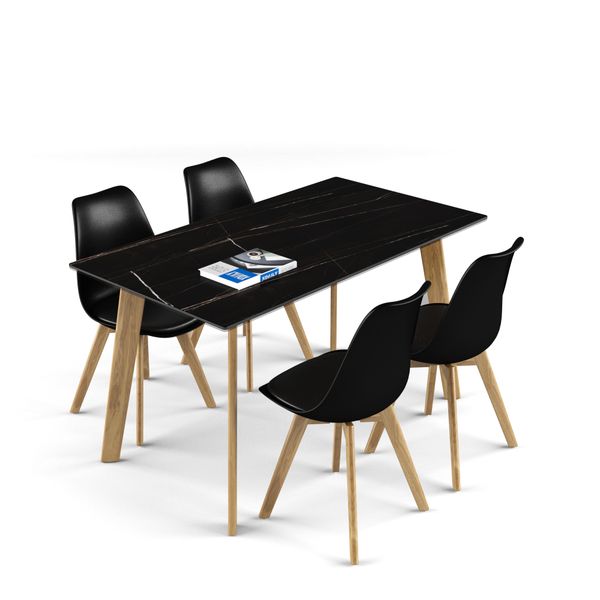 Bộ bàn ghế ăn XDAILY - Eames - Howard