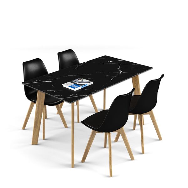 Bộ bàn ghế ăn XDAILY - Eames - Howard