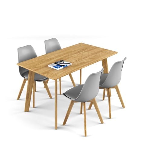 Bộ bàn ghế ăn XDAILY - Eames - Howard