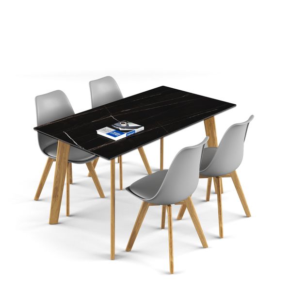 Bộ bàn ghế ăn XDAILY - Eames - Howard