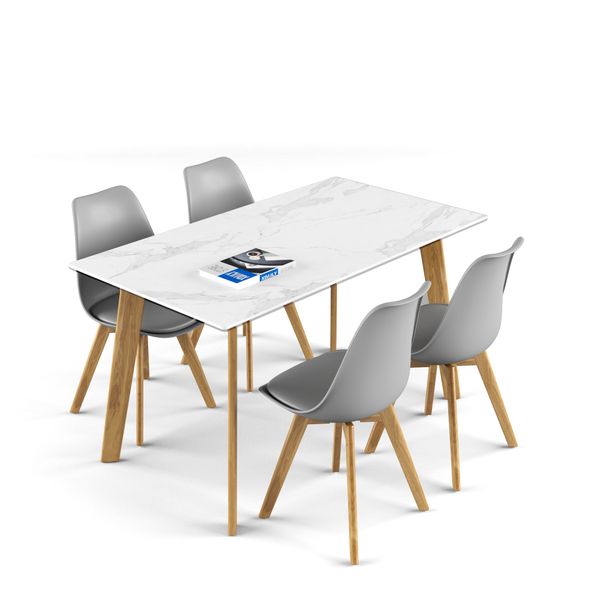 Bộ bàn ghế ăn XDAILY - Eames - Howard