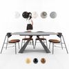 Bộ bàn ghế ăn XDAILY - Kink chair & Eliot Rectang dining table