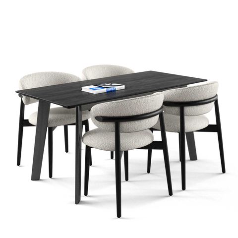 Bộ bàn ghế ăn 4 chỗ - OLENDO - HOWARD - D