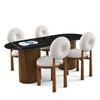Bộ bàn ghế ăn 4 chỗ - Simon - Moon N