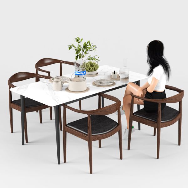 Bộ bàn ghế ăn XDAILY - V18-BC1