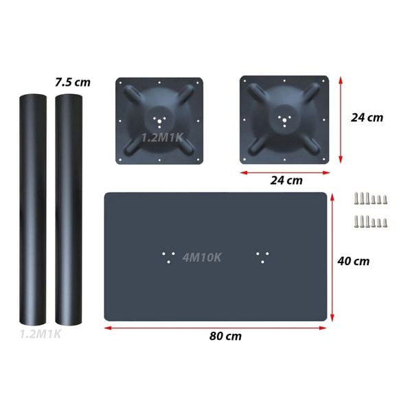 Chân bàn đôi cho quán cà phê | Chân bàn sắt XDAILY