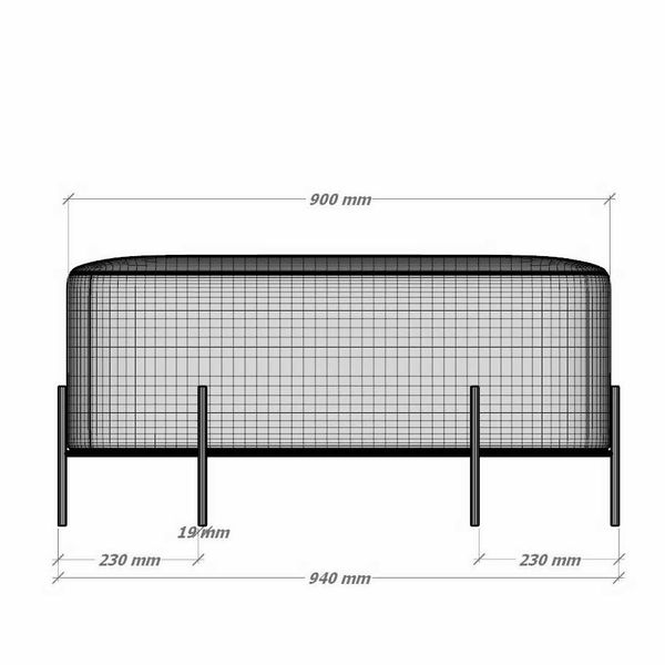 Ghế đôn chữ nhật chân cộng