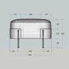 Ghế đôn decor chân cộng Xdaily
