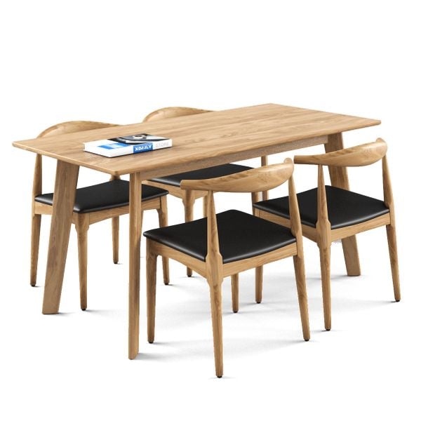 GHẾ ĂN XDAILY - GHẾ SỪNG BÒ ĐỆM VUÔNG