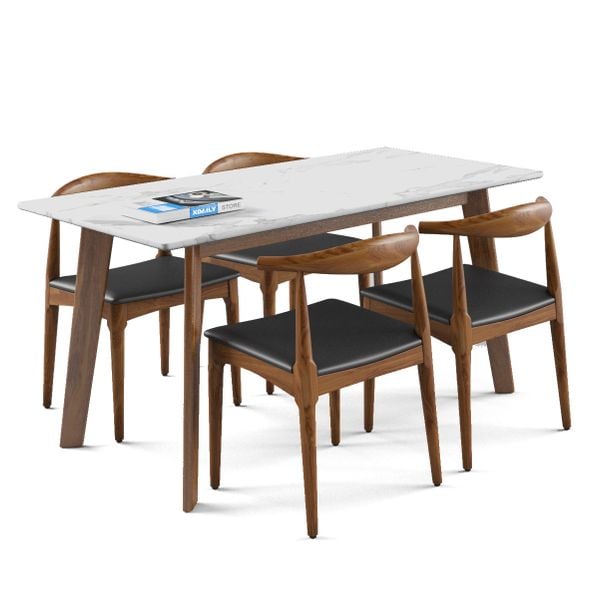 GHẾ ĂN XDAILY - GHẾ SỪNG BÒ ĐỆM VUÔNG