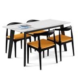 GHẾ ĂN XDAILY - GHẾ SỪNG BÒ ĐỆM VUÔNG