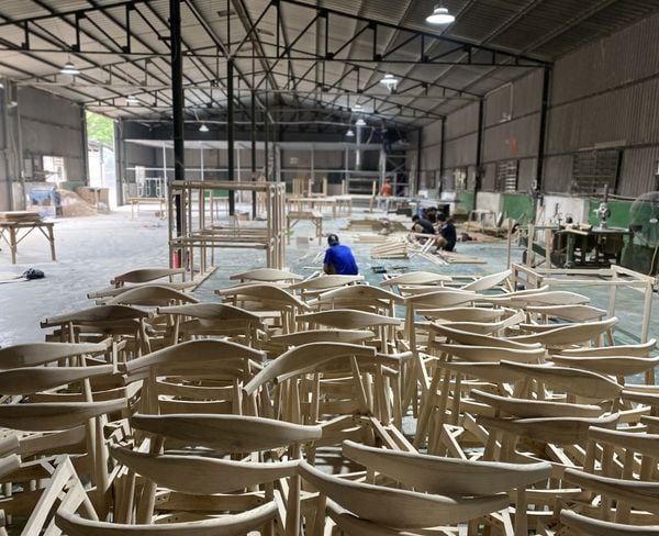 GHẾ ĂN XDAILY - GHẾ SỪNG BÒ ĐỆM VUÔNG