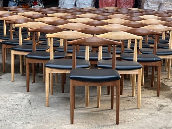 GHẾ ĂN XDAILY - GHẾ SỪNG BÒ ĐỆM VUÔNG