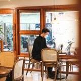 Ghế ăn Thonet tựa mây
