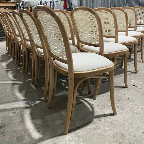 Ghế ăn Thonet tựa mây