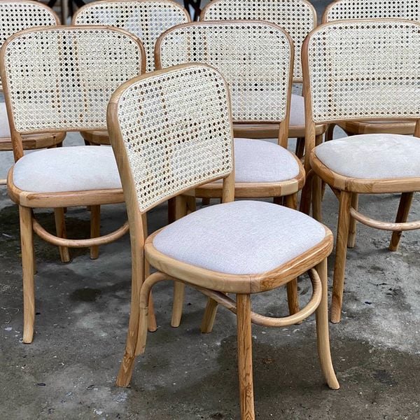 Ghế ăn Thonet tựa mây