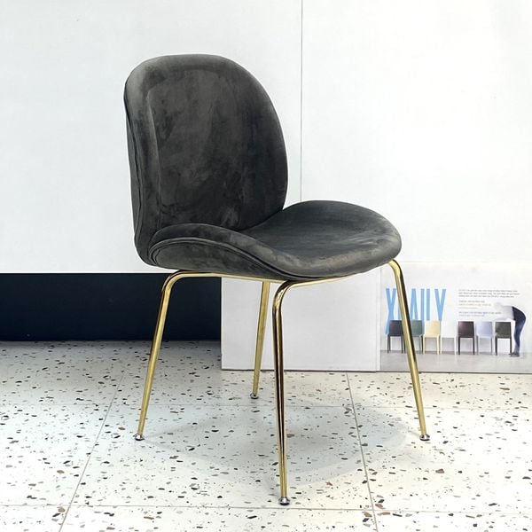 Ghế Gubi - chân mạ