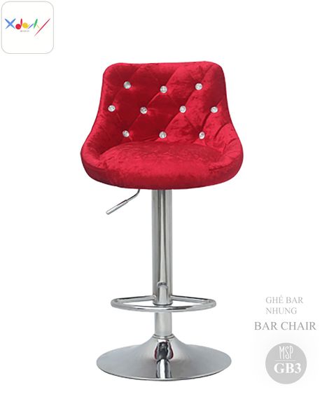 Ghế bar nhung GB3