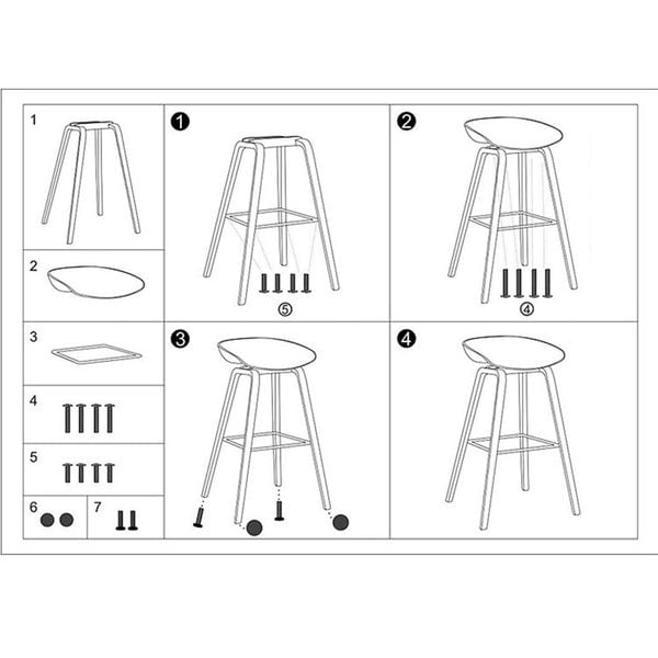 Ghế bar XDAILY - Hay bar GB11