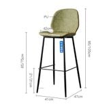 Ghế bar Xdaily - Nordic bar stool