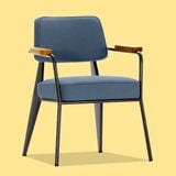 Ghế cà phê XDAILY - FAUTE chair | Ghế cà phê chân sắt cao cấp .