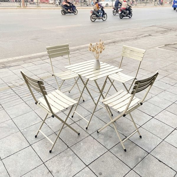 Ghế cafe gấp gọn XDAILY - Patio sắt