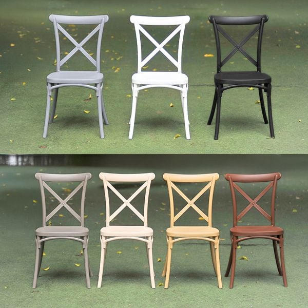 Ghế nhựa đúc XDAILY - Bistro plastic chair | Ghế nhựa cho quán cà phê.