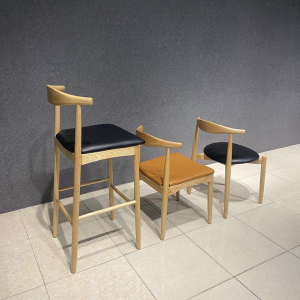 GHẾ ĂN XDAILY - GHẾ SỪNG BÒ ĐỆM TRÒN