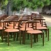 GHẾ ĂN XDAILY - GHẾ SỪNG BÒ ĐỆM TRÒN