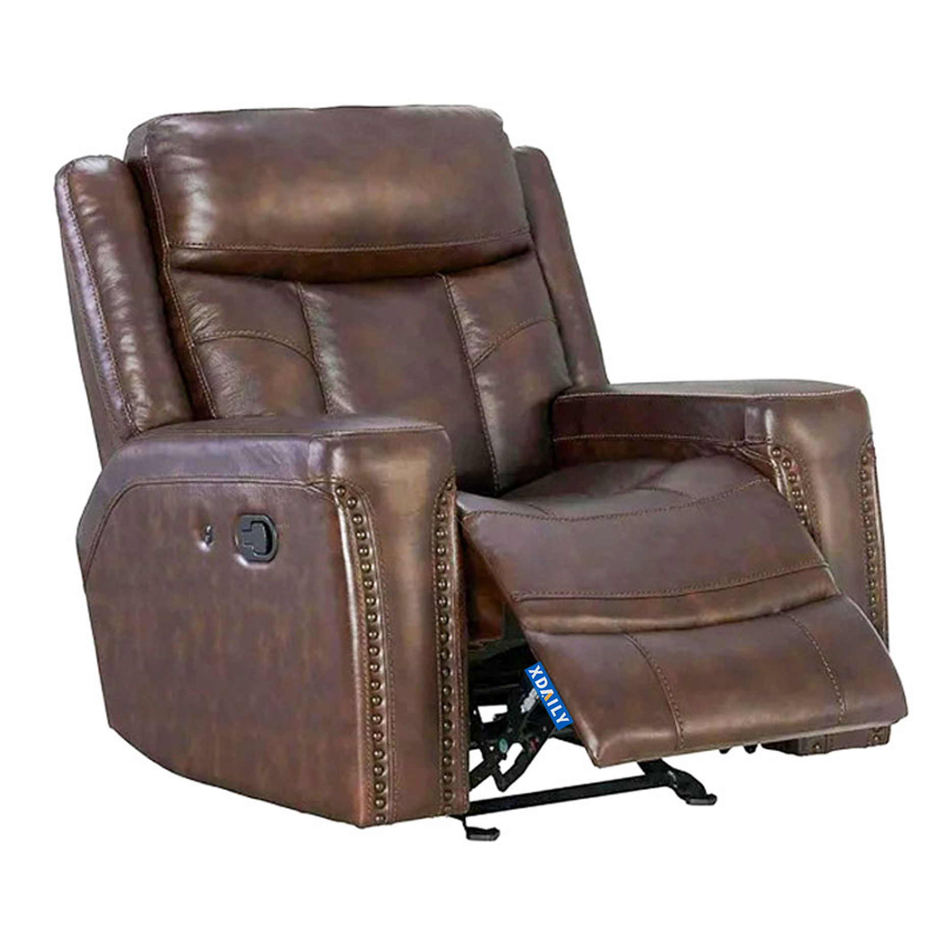 Standage leather online recliner