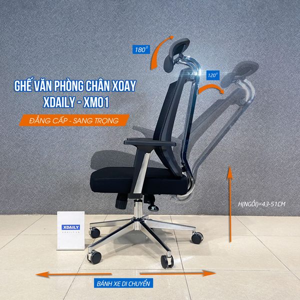Ghế văn phòng chân xoay XDAILY XM01