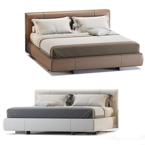 giường ngủ xdaily, yves bed by minotti