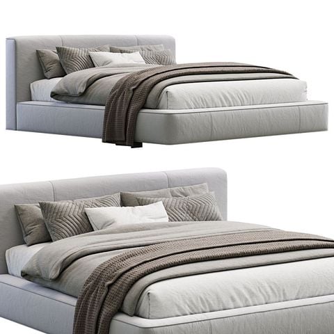 giường ngủ xdaily, yves bed by minotti